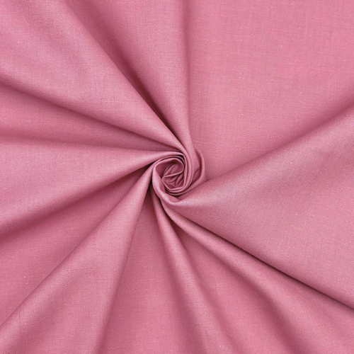 Pink Cotton Plain Fabric